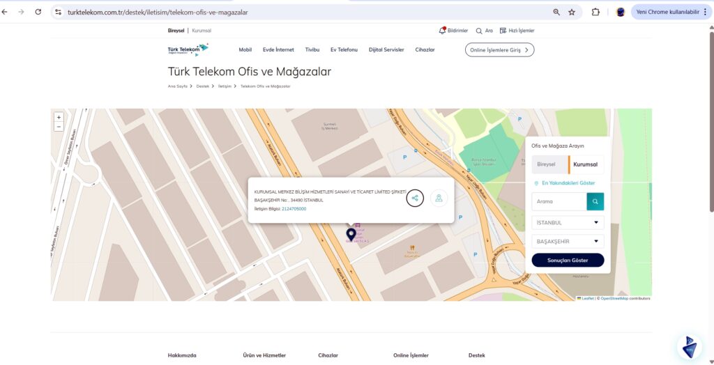 kurumsal merkez bilişim kurumsal türk telekom bayisi